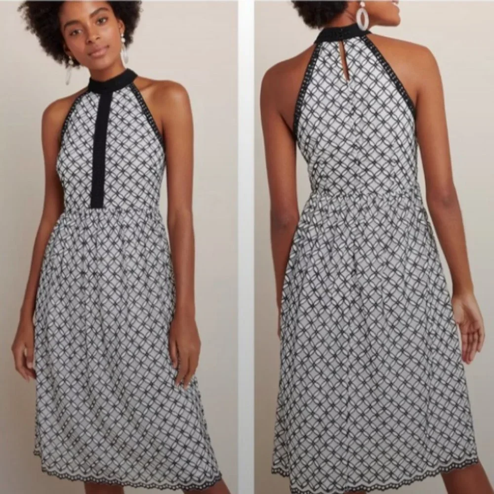 Anthropologie Eli & Ali Ninetta Lace Sleeveless Dress, Size 6, New with Tags - Picture 5 of 16